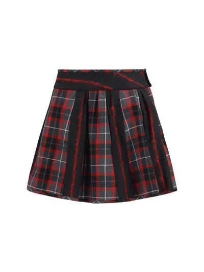 Vivienne Westwood Bell Mini Skirt In Multicolor