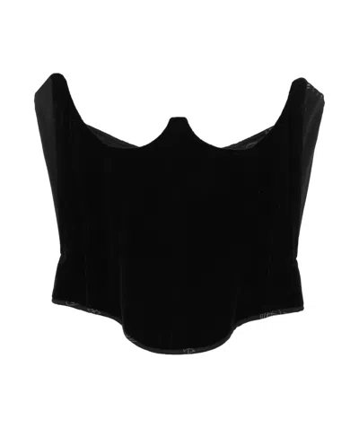 Vivienne Westwood Bella Cupless Corset In Black