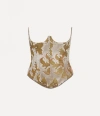 Vivienne Westwood Bella Cupless Corset Carpet Velvet 42 Women