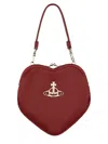 Vivienne Westwood Belle" Heart Frame Bag In Red