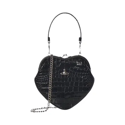 Pre-owned Vivienne Westwood Belle Heart Frame Purse 'black' | Women's Size Onesize