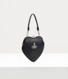 Vivienne Westwood "belle" Heart Frame Bag In Black