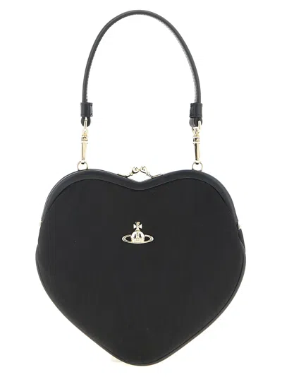 Vivienne Westwood Belle Heart Frame Purse Faux Leather Black