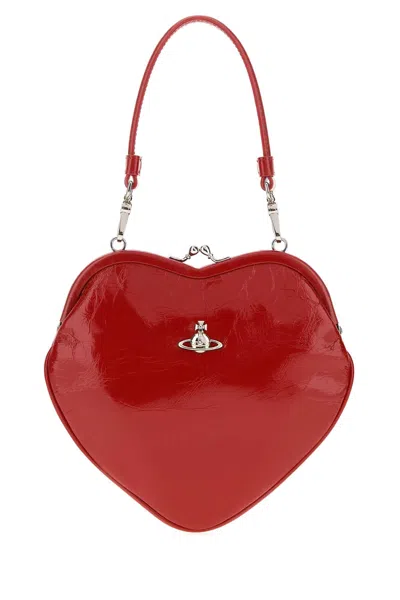 Vivienne Westwood Belle Heart Frame Purse In Red