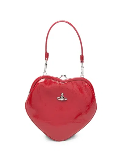 Vivienne Westwood Belle Heart Mini Bag In Red