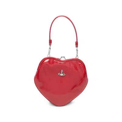 Vivienne Westwood Belle Heart Mini Bag In Red