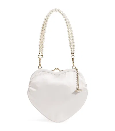 Vivienne Westwood Belle Heart Top-handle Bag In Ivory