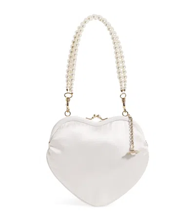 Vivienne Westwood Belle Heart Top-handle Bag In Ivory