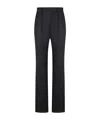 Vivienne Westwood Straight Leg Trousers Pleat Detailing In Black