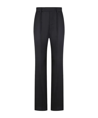 Vivienne Westwood Straight Leg Trousers Pleat Detailing In Grey
