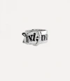 Vivienne Westwood Belt Ring Silver Unisex In Silver