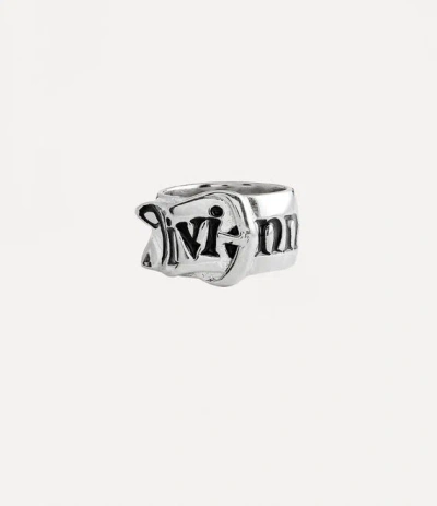Vivienne Westwood Belt Ring Silver Unisex