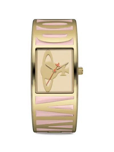 Vivienne Westwood Belvoir Bangle 25mm Watch In Gold