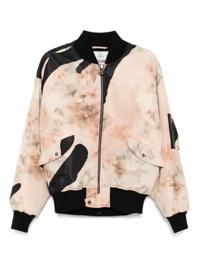Vivienne Westwood Bernardo Bomber Jacket In Neutrals