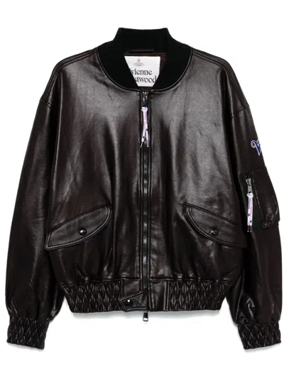 Vivienne Westwood Bernardo Bomber Jacket In Black