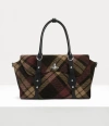 Vivienne Westwood Bettina Medium Handbag Harris Tweed Check Light-check