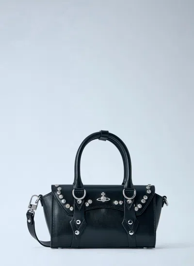 Vivienne Westwood Bettina Mini Crossbody Bag In Black