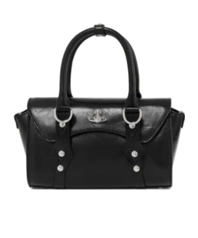 Vivienne Westwood Bettina Mini Crossbody In Black
