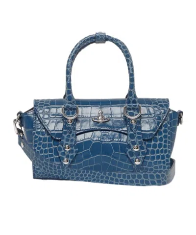 Vivienne Westwood Bettina Mini Crossbody In Blue