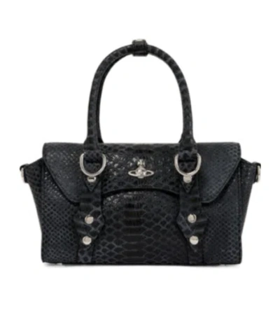 Vivienne Westwood Bettina Mini Crossbody In Gray