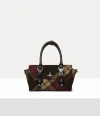 Vivienne Westwood Bettina Mini Crossbody Harris Tweed Check Light-check