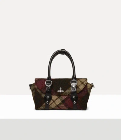 Vivienne Westwood Bettina Mini Crossbody Harris Tweed Check Light-check