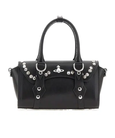 Vivienne Westwood Bettina Mini Handbag In Black