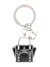 Vivienne Westwood Betty Charm Key Holder In Black