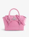 Vivienne Westwood Pink Betty Leather Top-handle Bag In Pink