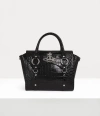 Vivienne Westwood Betty Medium Handbag Leather Black In Black