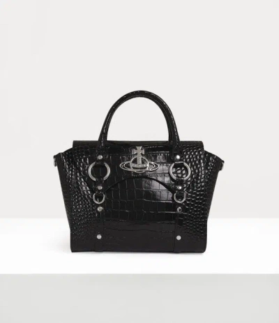 Vivienne Westwood Betty Medium Handbag Leather Black