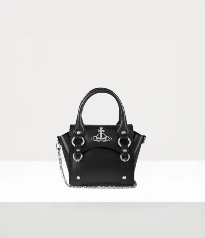 Vivienne Westwood Betty Mini Handbag Chain In Black