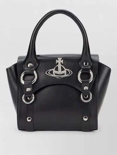 Vivienne Westwood Betty Mini Leather Handbag Shoulder Strap