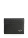Vivienne Westwood Bi-fold Card Holder Wallets Black