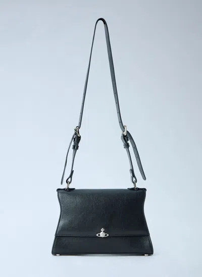 Vivienne Westwood Bianca Small Shoulder Bag In Black