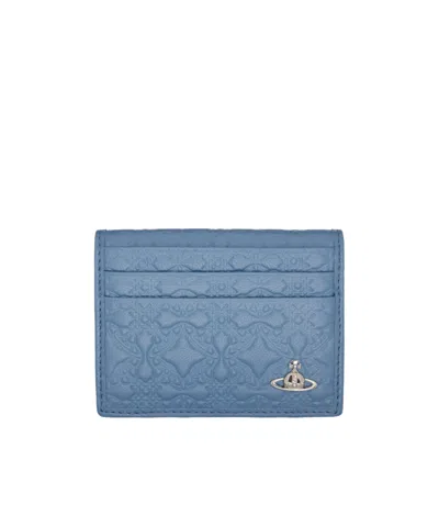 Vivienne Westwood Bifold Card Holder In Blue