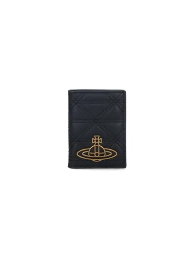 Vivienne Westwood Bifold Logo Passport Holder