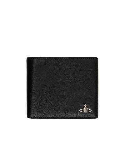 Vivienne Westwood Bi-fold Wallet In Black
