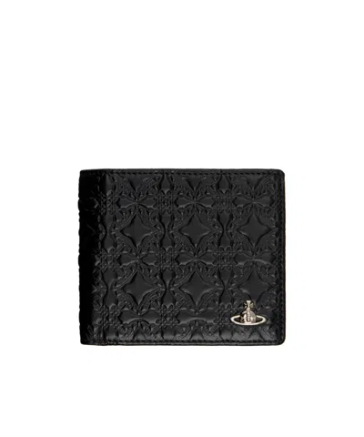 Vivienne Westwood Bi-fold Wallet In Black