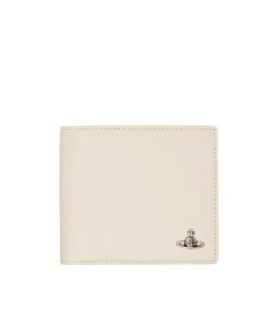 Vivienne Westwood Bi-fold Wallet In Neutral