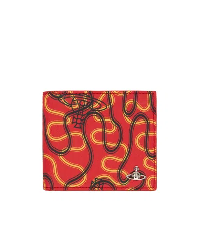 Vivienne Westwood Bi-fold Wallet In Red