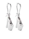 Vivienne Westwood Shoe Charm Dangle Earrings In Metallic