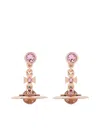 Vivienne Westwood New Petite Orb Earrings In Gold