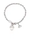 Vivienne Westwood Lucille Bracelet In Gray