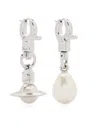 Vivienne Westwood Claude Drop Earrings In Metallic