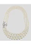 Vivienne Westwood Graziella Embellished Necklace In Pearl