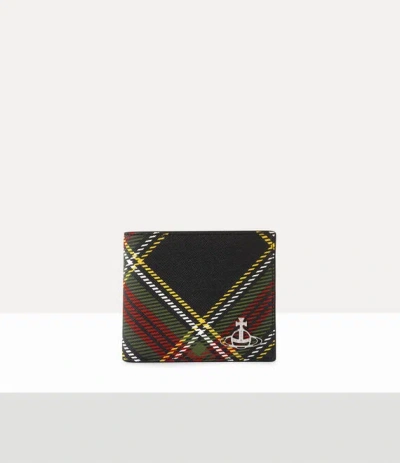 Vivienne Westwood Billfold Wallet Saffiano Printed Chelsea-tartan One Size Men