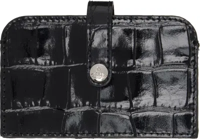 Vivienne Westwood Black Accordion Card Holder