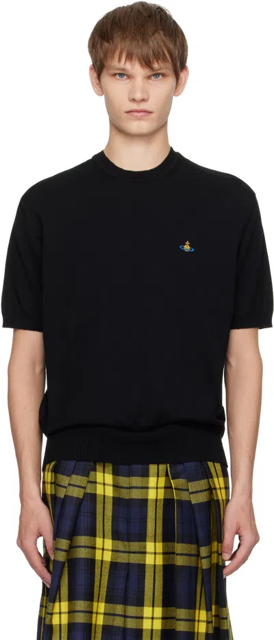 VIVIENNE WESTWOOD BLACK ALEX T-SHIRT