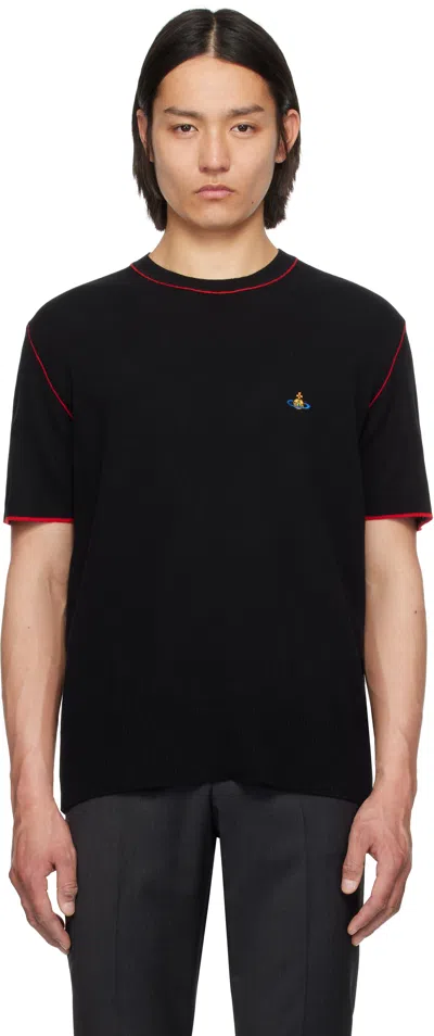 VIVIENNE WESTWOOD BLACK ALEX T-SHIRT